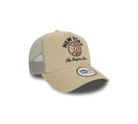 New Era Casquette de baseball 9FortyTrucker Cord Graphic pour adulte Beige clair, beige clair, Taille unique
