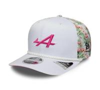 New Era Casquette de baseball Alpine Racing F1 Team - Collection officielle 2026 - Édition spéciale - USA Miami - Casquette réglable - Blanc