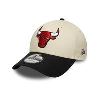 New Era Casquette de baseball NBA Chicago Bulls 9Forty pour adulte Beige clair