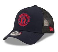 New Era Casquette de Camionneur en Maille avec Cadre en A - Manchester United Navy