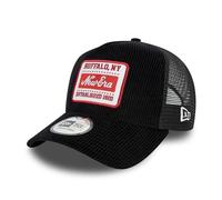 New Era Casquette de Camionneur Snapback réglable visière incurvée Maille Velours côtelé Chapeau A-Frame été Noir