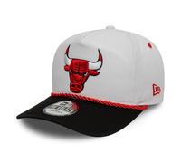 New Era Casquette de golfeur délavée NBA pour homme ~ Chicago Bulls Blanc, blanc, S/M