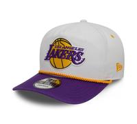 New Era Casquette de golfeur NBA délavée pour hommes ~ LA Lakers blanc