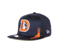 New Era - Casquette Denver Broncos Visière Plate - unisex - Accessoires - Bleu - Taille: S/M