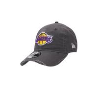 NEW ERA Casquette 'DISTRESS 9TWENTY LOSLAK' jaune / gris foncé / violet / blanc, Taille 55-60