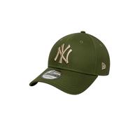 New Era Casquette 9Forty Yankees Essential UniEra Femme/Homme - Curved Brim Cap de Baseball MLB Boucle en Metal, avec Visiere Printemps-ete Printemps Ete Automne Hiver - Taille Unique Olive