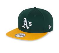 New Era Casquette MLB 9Fifty Snapback Flat Brim ~ Oakland Athletics Vert Jaune