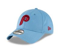 New Era Casquette Philadelphia Phillies MLB Core Classic 9Twenty Unisexe Ajustable Bleu clair