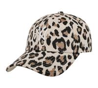 New Era Casquette MLB Properties Leo NYEra Femme – Visière courbée, Strapback métal – Beige