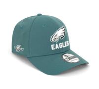 New Era - Casquette NFL Philadelphia Eagles Side Hit 39Thirty extensible, Vert pétrole., M-L