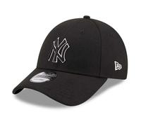 New Era Casquette Pop Outline Forty Visière incurvée Noir Logo New York Yankees