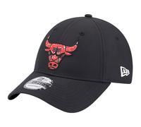 New Era Casquette Homme NBA 9FORTY Chicago Bulls avec visière Noir Taille Unique
