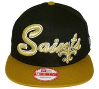 New Era - Casquette Snapback Homme 9Fifty NFL Super Script - New Orleans Saints - Taille S/M