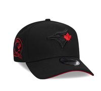 New Era Casquette snapback Toronto Blue Jays 40th Anniversary Black and Red 9Forty A Frame, Noir , taille unique