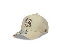 New Era Casquette Trucker OUTLINE EF New York Yankees Homme Beige Taille unique