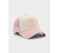 New Era Casquette trucker MLB New York Yankees Oval - Crème One Size