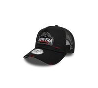 New Era Casquette Trucker MotorsportEra Homme/Snapback - Curved Brim Cap de Baseball Snapback, avec Visiere, Visiere Printemps-ete Printemps Ete Automne Hiver - Taille Unique Noir
