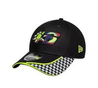 New Era Casquette Valentino Rossi VR46 WRT MotoGP Damier Noir/Multicolore