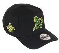 New Era Casquettes Snapback de dans Le Style 9Forty Noir avec Logo brodé et sidepatch de différentes équipes