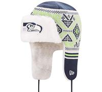 New Era Chapeau d'hiver Festive Trapper - Seattle Seahawks