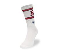 New Era Chaussettes unisexes Premium Crew Chaussettes Boston Red Socks Blanc