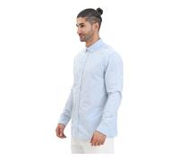 New Era - Chemise Monogramme MLB - Homme - Chemises - Bleu - Taille: L