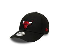 New Era Chicago Bulls Cap NBA 9Forty Basecap verstellbar Kinder Basketball Kappe Schwarz - Youth