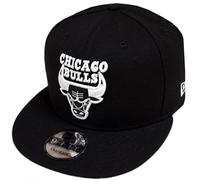 New Era Chicago Bulls NBA Noir Blanc 9Fifty Snapback Cap Édition Limitée