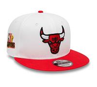New Era Chicago Bulls NBA White Crown Patches White 9Fifty Snapback Cap - M - L