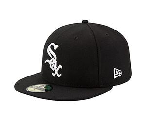 New Era Chicago White Sox Cap 59Fifty Basecap Baseball Fitted Kappe MLB Schwarz - 7 1/2-60cm (XL)
