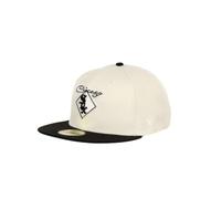 New Era Chicago White Sox MLB Two Tone Cooperstown Chrome Black Wool 59Fifty Basecap