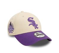 New Era Chicago White Sox MLB World Series Champions 2005 Sidepatch Beige Lavender 9Forty Adjustable Cap - One-Size