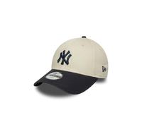 New Era Chyt Colour Block 9Forty Casquette réglable NY Yankees pour enfant, beige marine, taille : enfant