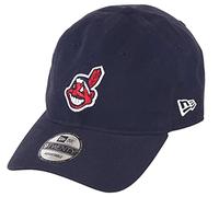 New Era Cleveland Indians Blue 9Twenty Strapback Cap - One-Size