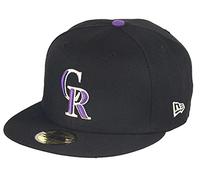 New Era Colorado Rockies MLB AC Performance Black 59Fifty Basecap - 7 1/8-57cm (M)
