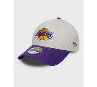 Casquette New Era Colour Block 9FORTY Los Angeles Lakers blanc crème jaune lilas
