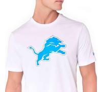 New Era Detroit Lions NFL Team Logo Blanc T-Shirt