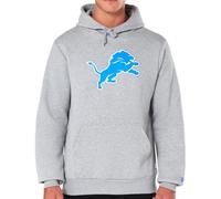 New Era Detroit Lions NFL Team Logo Hoody Gris Sweat à Capuche