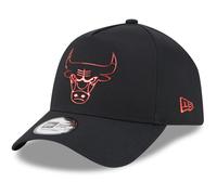 Casquette New Era League Foil Pack A-Frame 9FORTY Chicago Bulls noir rouge.