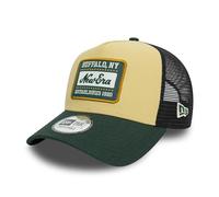 New Era écusson Casquette de Camionneur réglable été Beige Vert Chapeau A-Frame Buffalo 1920