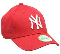 New Era Enfants 9forty League Basic Ny Yankees Casquette De Baseball Réglable Enfant - 52cm - 53cm Age 4 - 6 Ans, Rouge