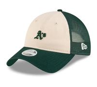 New Era ERA Wmns 9TWENTY Trucker OAKATH LTCDKG Light Beige One Size