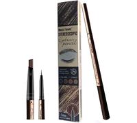 New Era Eyebrow Tattoo Pen Pour Les Yeux Crayon De Maquillage Avec - 24 Heures De Maculage Étanche Longue Durée (Marron Foncé)