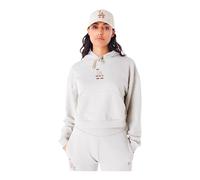 New Era, Femme, Sweatshirts et sweats à capuche, Beige, Taille: 40 FR Cooperstown Cropped Raglan Pullover Sweat à capuche