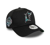 Casquette New Era 9Forty E-Frame Snap - PATCH Florida Marlins - Blanc/Noir/Orange - Homme