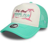 New Era Foam Front Femmes E-Frame Trucker Cap, Taille:ONESIZE, Couleurs:fmtwhi