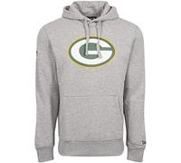 New Era Green Bay Packers Hoody Nfl Team Logo Heather Grey - L