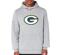 New Era Green Bay Packers NFL Team Logo Hoody Gris Sweat à Capuche