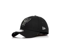 New Era, Homme, Accessoires, Noir, Taille: ONE Size Casquette NBA Visière Courbée Spurs Célébration