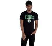 New Era Homme Boston Celtics T Shirt, Noir, Small - 38 EU